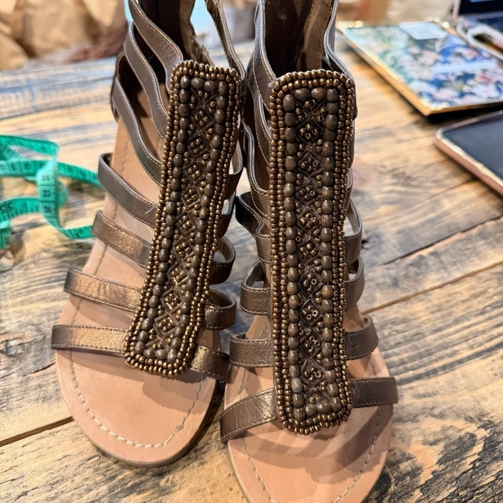 INC International Concepts Beaded Wedges